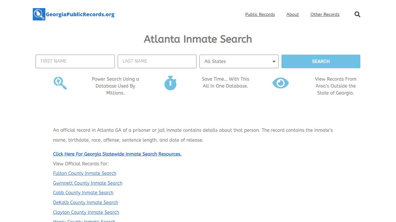Atlanta Inmate Search - APD GA Current & Past Jail Records